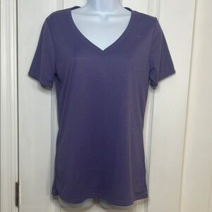 Nike Women's Purple V-Neck Top